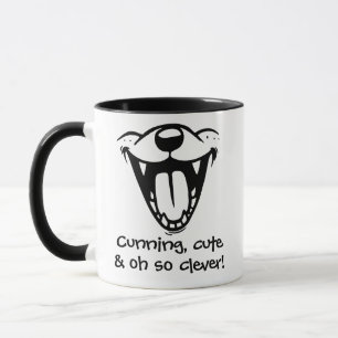 "niedlich und schlau!" tasse