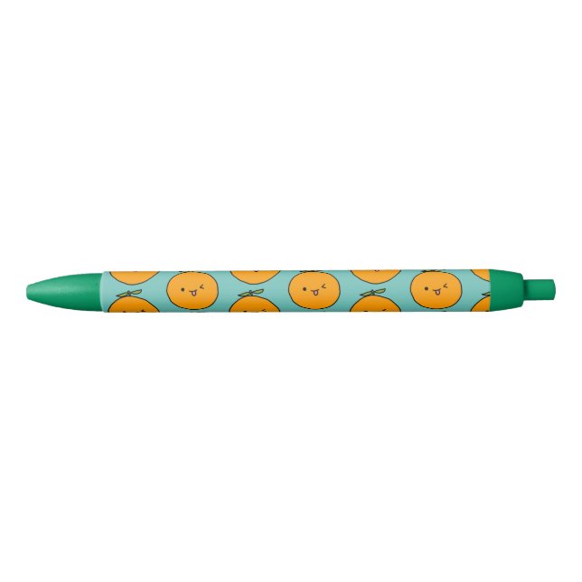 Niedlich und Spaß Kawaii Orange Writing Kugelschreiber (Vorderseite)