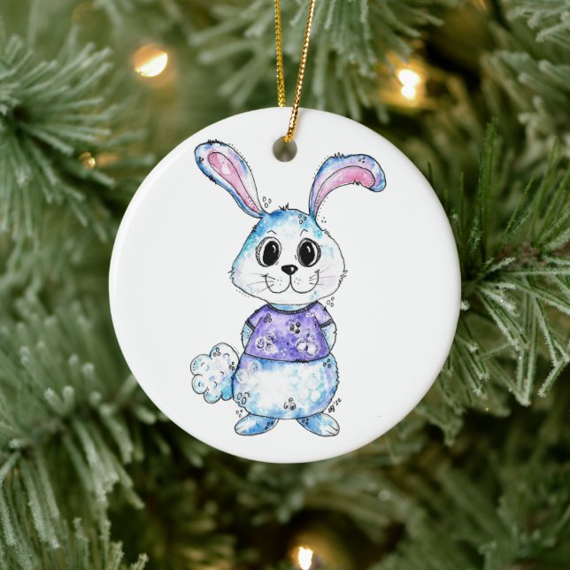 Niedlich und Whimsical Keramik Ornament (Baum)