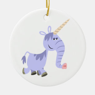 Niedlich Ungewöhnlicher Cartoon Einhorn Ornament