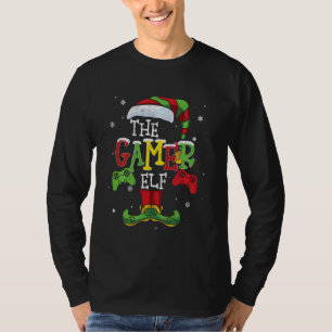 Niedlich Unglaublich witzig Gamer Elf Familie Matc T-Shirt
