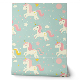Niedlich Unicorn Baby Girl Tapete