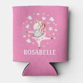 Niedlich Unicorn Ballerina Girly PInk Kids' Dosenkühler