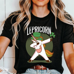 Niedlich Unicorn Leprichaun St. Patrick's Day T - T-Shirt