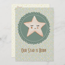 Niedlich Unser Stern ist ein Geborener Junge oder