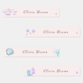 Niedlich unter dem Namen der Tagesstätte Etiketten