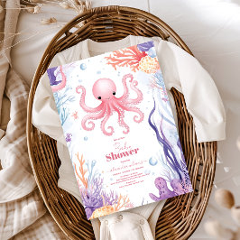 Niedlich unter der Sea Baby Dusche Einladung