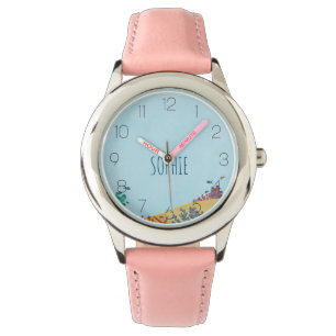 Niedlich unter Meeresfischen und -ozeanen Armbanduhr