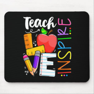 Niedlich Unterrichten Liebe und Inspirier Männer L Mousepad