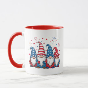 Niedlich USA Gnomes Cartoon-68123 Tasse