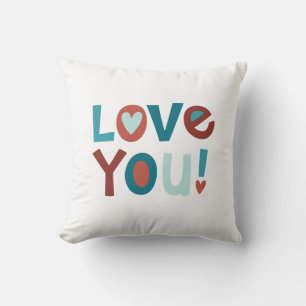 Niedlich Valentine I Liebe Sie Kissen werfen