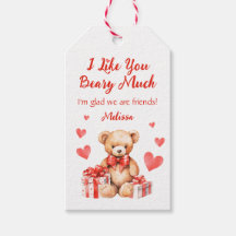 Niedlich Valentine Teddy mit Red Hearts Klassenzim