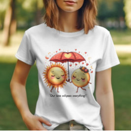 Niedlich Valentine Unsere Liebe erstickt alles T-Shirt