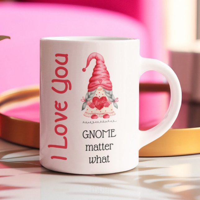 Niedlich Valentine wird mein Gnomie sein Kaffeetasse (Von Creator hochgeladen)