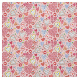 Niedlich Valentinherzen Liebe rosa Muster Stoff