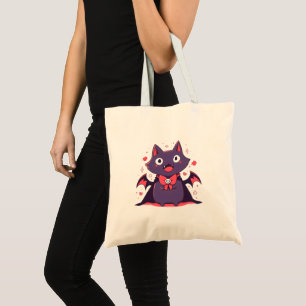 Niedlich Vampire Cat Tragetasche