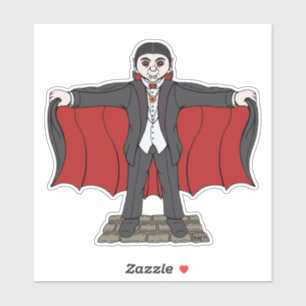 Niedlich Vampire/Dracula Aufkleber
