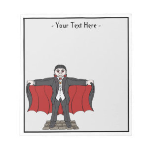 Niedlich Vampire/Dracula Notizblock