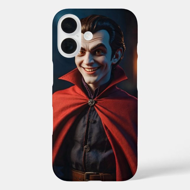 Niedlich Vampire Halloween iPhone 16 Hülle (Rückseite)