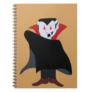 Niedlich Vampire Halloween-Kostüm Notizblock