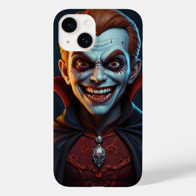 Niedlich Vampire Halloween T-Shirt Case-Mate iPhone 14 Hülle (Rückseite)