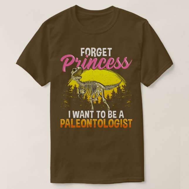 Niedlich vergessen, dass ich Gewollt habe, Paläont T-Shirt (Design vorne)