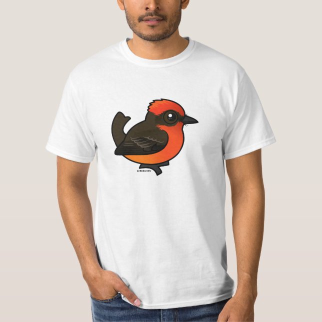 Niedlich Vermilion Flycatcher T-Shirt (Vorderseite)