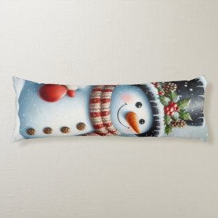 Niedlich, Vintag/Whimsischer Weihnachts-/Wintersch Seitenschläferkissen