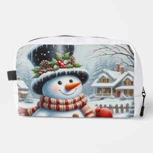 Niedlich, Vintag/Whimsischer Weihnachts-/Wintersch Waschbeutel
