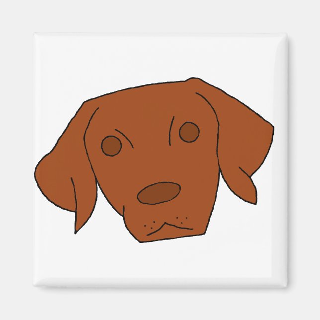 Niedlich Vizsla Magnet (Vorne)