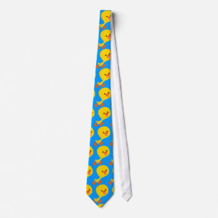 Niedlich Walking Cartoon Duckling Krawatte