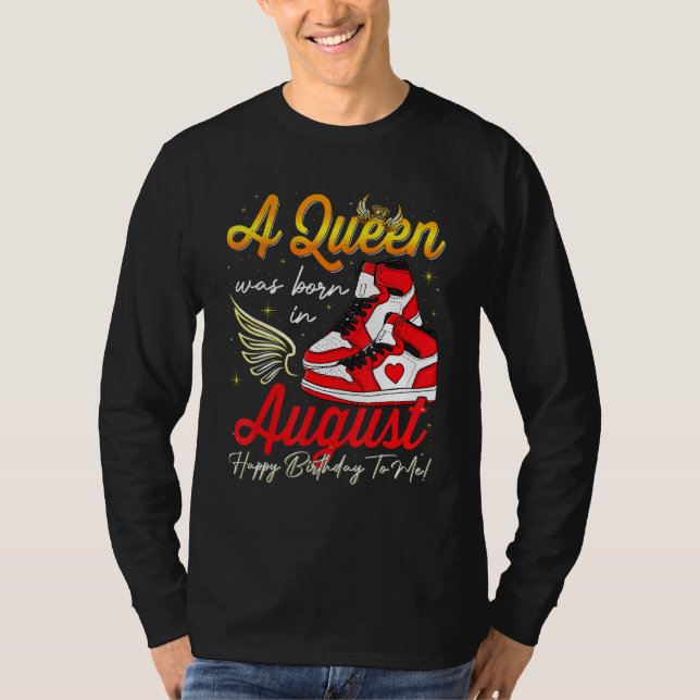 Niedlich war eine Königin im August Geboren Frauen T-Shirt (Vorderseite)