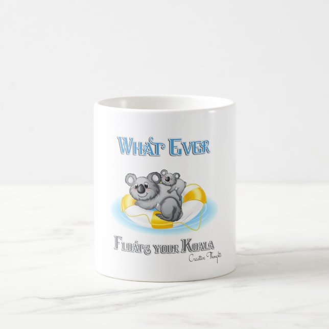 NIEDLICH Was auch immer Ihren Koala schweben lässt Kaffeetasse (Mittel)