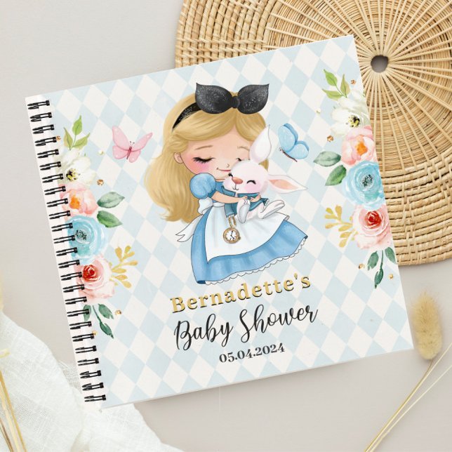 Niedlich Watercolor Wonderland Baby Showroom Gäste Notizbuch (Von Creator hochgeladen)