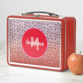 Niedlich Watermelone Samen Mit Monogramm Imitate G Metall Brotdose