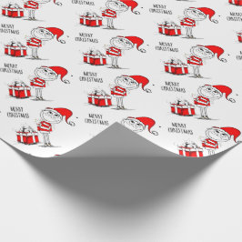 Niedlich Weihnachten Geschenkpapier