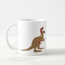 Niedlich Weihnachten Kangaroos Kaffeetasse