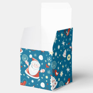 Niedlich Weihnachten Weihnachten-Muster Cube Gevor Geschenkschachtel
