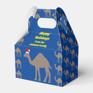 Niedlich Weihnachtskamel Custom Geschenkschachtel