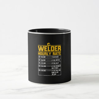 Niedlich Welder Funny Hourrate | Geschenk für Weld Tasse