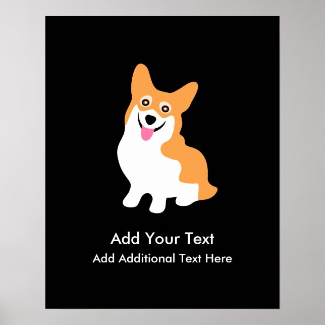 Niedlich Welsh Pembroke Corgi Puppy Poster (Vorne)