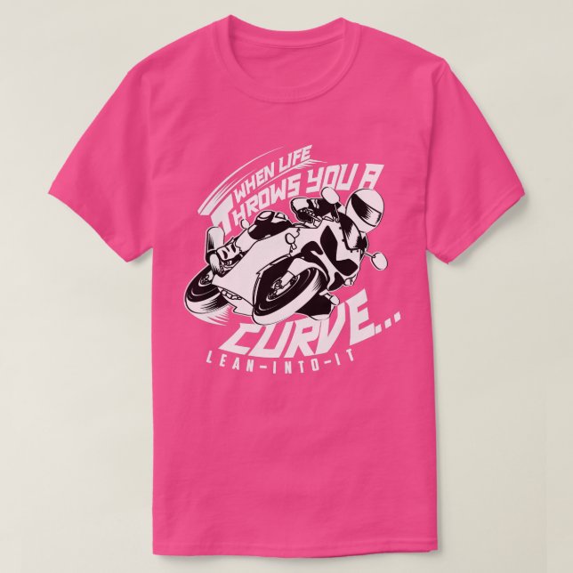 Niedlich, wenn das Leben einem einen Krümmer in de T-Shirt (Design vorne)