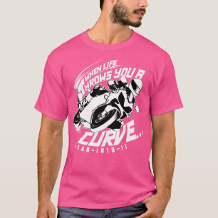 Niedlich, wenn das Leben einem einen Krümmer in de T-Shirt
