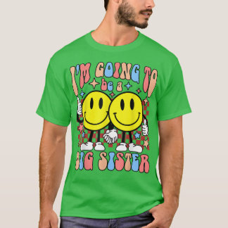 Niedlich werde ich eine große Schwester glückliche T-Shirt