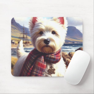 Niedlich West Highland White Terrier Malerei Mousepad