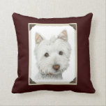 Niedlich Westie Dog MoJo Pillow Kissen<br><div class="desc">für Westie Liebhaber!</div>