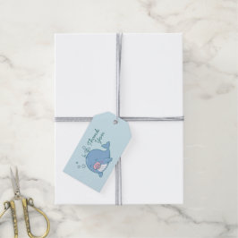 Niedlich Whale Baby Shower Kawaii Danke, Girl Pink Geschenkanhänger