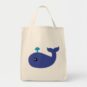 Niedlich Whale Jumbo Tote Bag Tragetasche