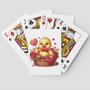 Niedlich/Whimisikalische Valentinerentinerente Spielkarten