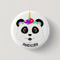 Niedlich Whimsical Panda Unicorn Pandicorn